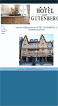Mobile Screenshot of hotel-gutenberg.de